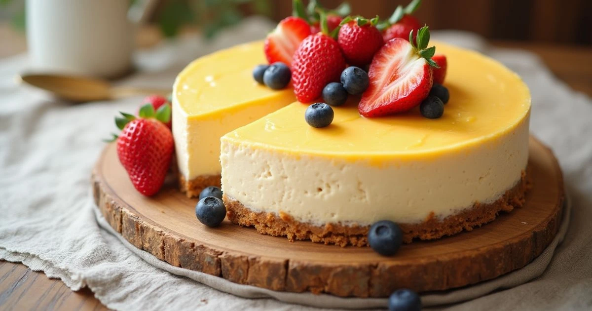 Healthy Cheesecake with Cottage Cheese