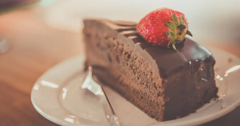 chocolate cake with vanilla icing