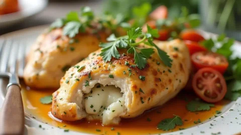 cream cheese stuffed chicken