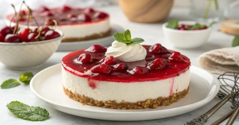 cherry cheesecake recipe unbaked