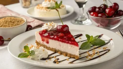 cherry cheesecake recipe unbaked