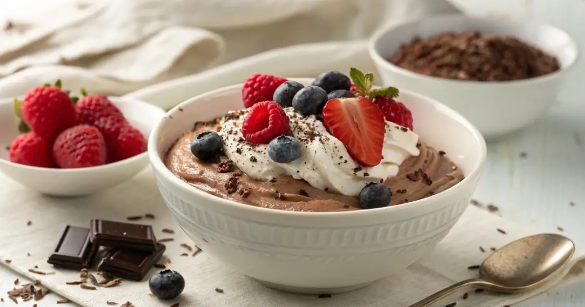 Cottage Cheese Chocolate Mousse