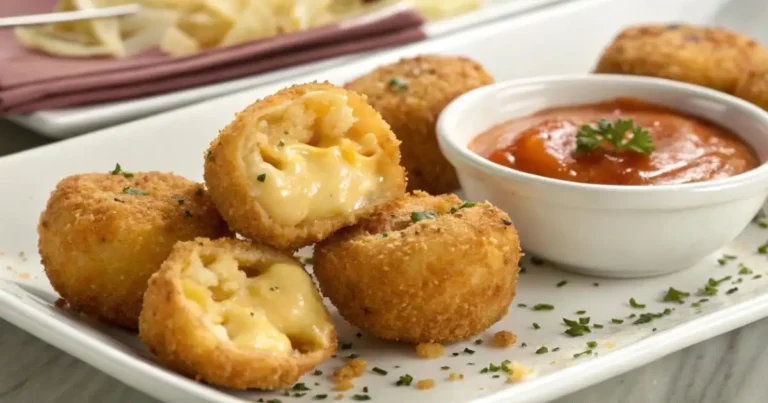 menu item mac and cheese bites