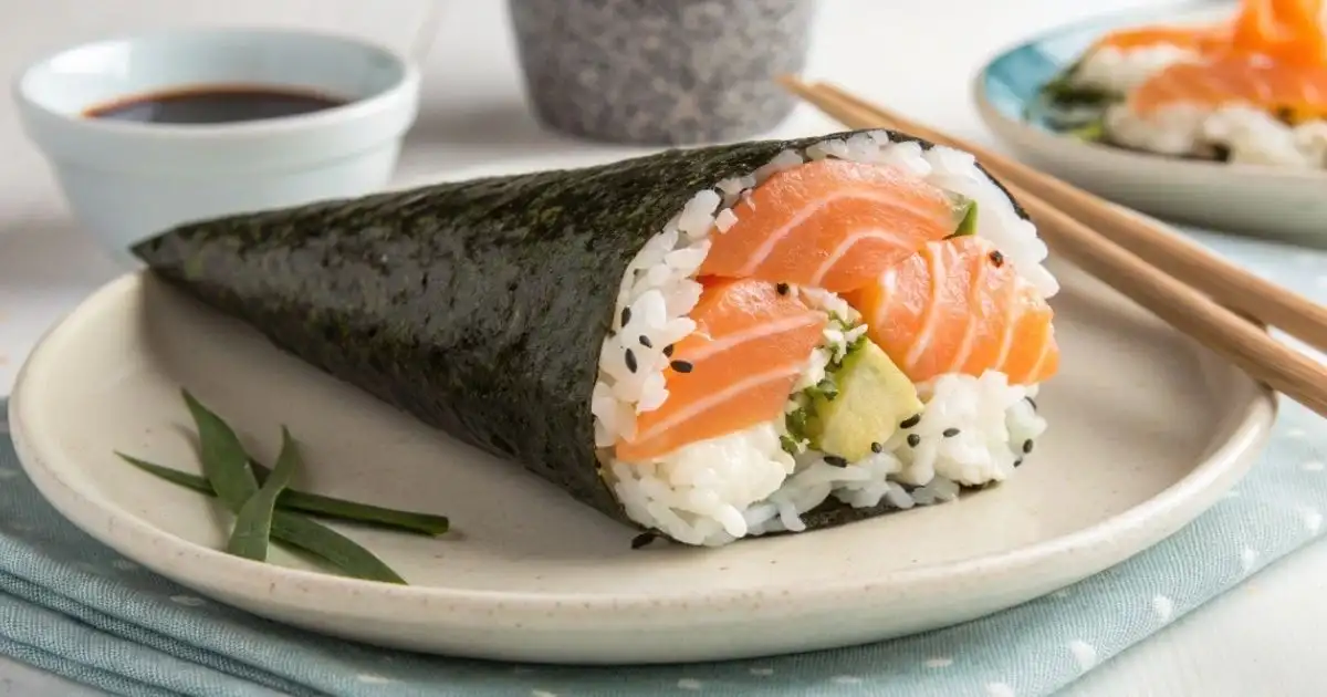 temaki salmon cream cheese