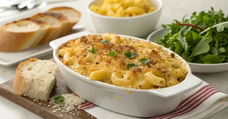 old fashioned baked macaroni and cheese