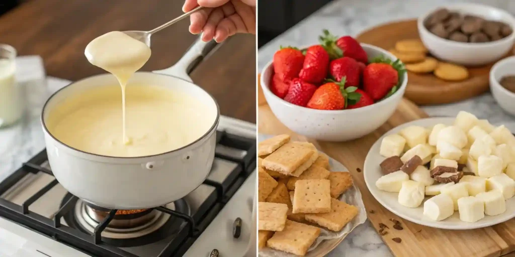 Cheesecake Fondue