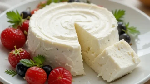 Greek cream cheese