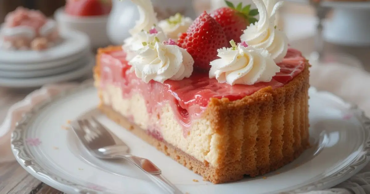 Strawberry Cheesecake Cake Recipe