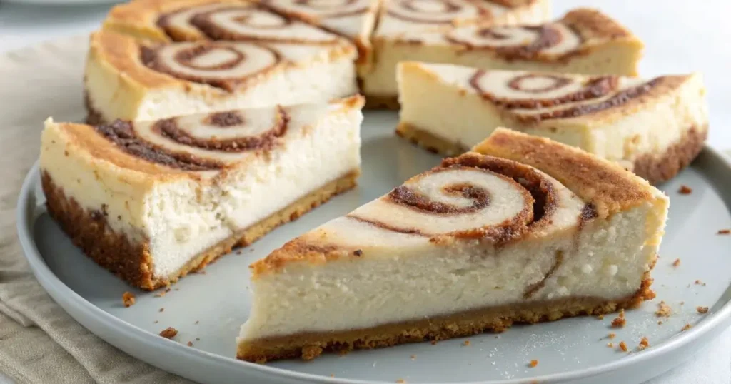 Cinnamon Roll Cheesecake