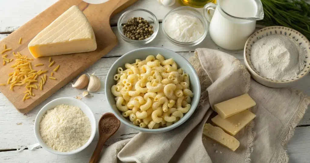 white cheddar mac and cheese Recipe