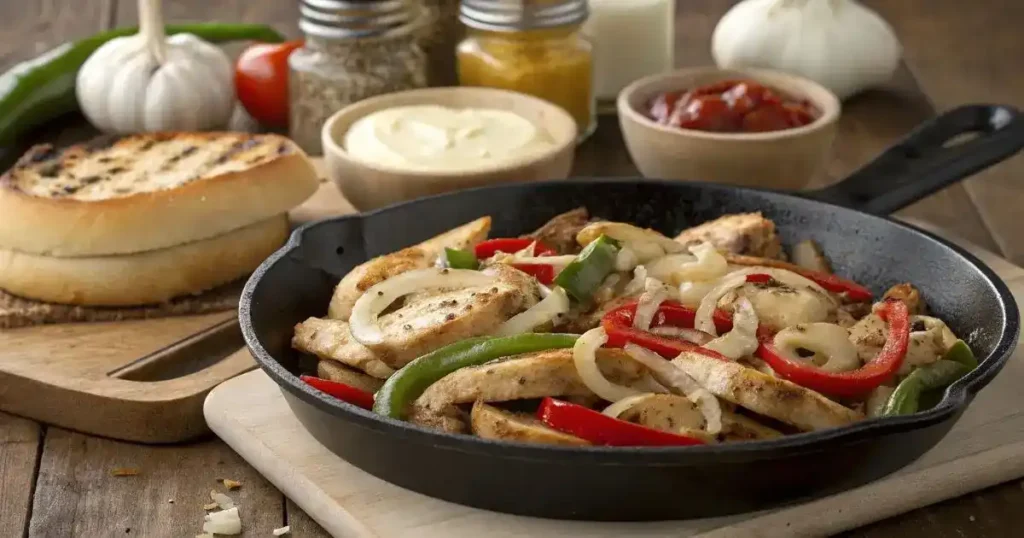 Chicken Philly Cheesesteak