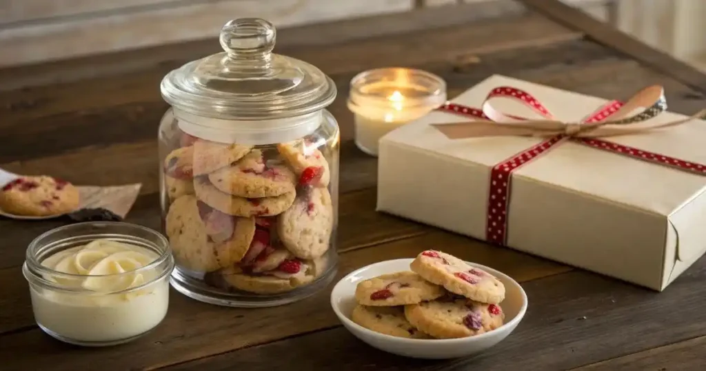 Strawberry Cheesecake Cookies