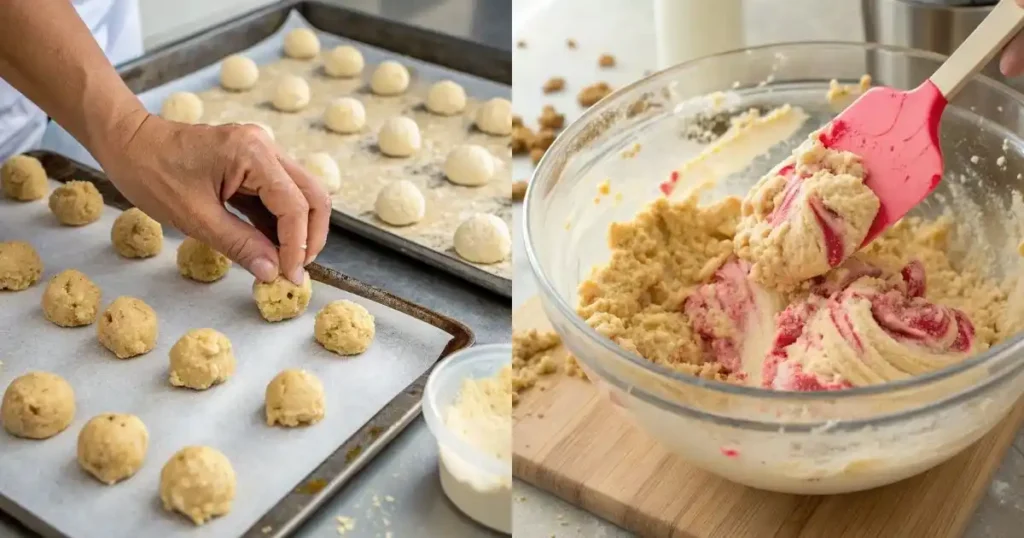 Strawberry Cheesecake Cookies