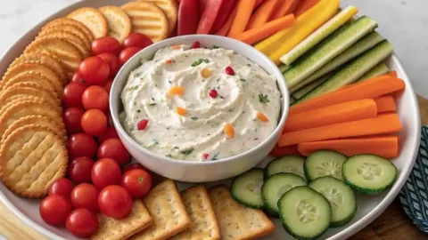 cream cheese veggie dip