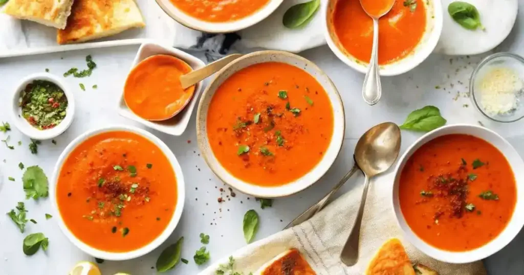 tomato soup and grilled cheese