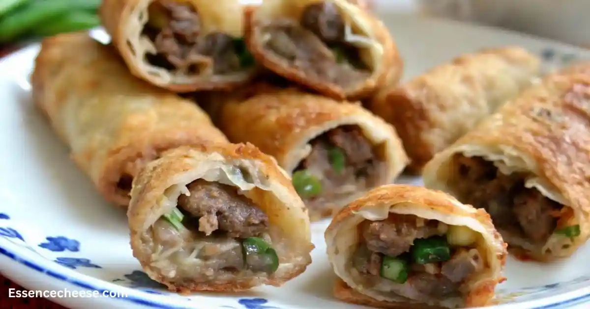 Philly Cheesesteak Egg Rolls